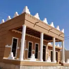 اعمال التراث القديم الطين .وبنا الحجر