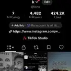 حساب تيك 4400 متابع