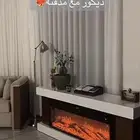 ديكور مع مدفئه