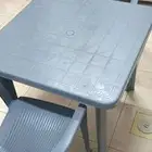 طاوله طعام جديده كرسي ثنين وطاوله سهل تركيب وفك ومكنسه كهربا