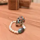 لعشاق الفضه اليدوي المطعمه بالمرجان التونسي والازورد والزفر