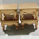 Solid Heavy Wooden Side Tables   Premium Quality   خشب طبيعي