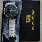 ساعة VA VOOMضد الماء ممتازة2حبة على120ريال ساعة ماركة ممتازة