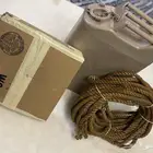 عرض 1 جركل 20 لتر  مروش متنقل  لفة حبل 25 متر صنع من الليف
