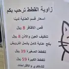 فندقة قطط لدى زاوية القطط بريدة 25 ريال فقط