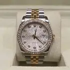 ساعه رولكس أصليه الماس وكاله مقاس36مم ضمان صديق عطار