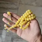 سبحة فاتوران أصفر شبيه المكعبات اليمنية