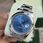 ساعه رولكس أصليه 41مم ستيل كامل مينا سماوي مميزه ضمان العطار