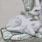 غزال زجاج شغل يدوي