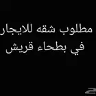 مطلوب شقه للايجار