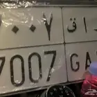لوحه مميزه ر ا ق 7007 للبيع
