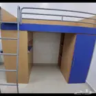 حاله ممتازة غرفة اطفال متكامله سرير مع دولاب مع مكتب