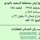 للبيع ارض مخطط السعيد حد 180الف