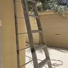 سلم شبه جديد 4 متر المونيوم .