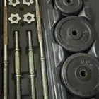 اوزان خمسين كيلو مع الشنطه نظيفه