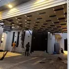 تغطية مظلات جلسات خارجيه قماش جلد