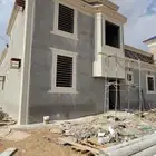 ديكورات خارجيه. لياسه ملونه تطعيمات