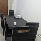 طاولة طعام خشب مع 8  كراسي