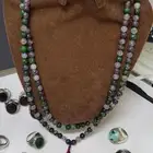 عقود عقيق طبيعي اجمل الاكسسورات النسائية