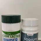 بودرة كالسيوم لاكتيت و صوديوم ألجانيت - استعمال قليل جدا