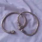 حجل أبو ثومة فضة بدوي قديم أنتيك ثقيل جدا حجل فضة أصلي