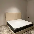 سرير بوكس 200 200 مخمل بكلي مع حواجز كامل مع مرتبة 1200 ريال