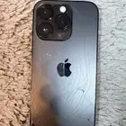 ايفون 14 برو بطاريه 88 كسر خلفي فقط غير مأثر عليه