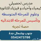مدرس مواد التحصيلي والعلوم للثانوي والمتوسط وتأسيس الابتدائي