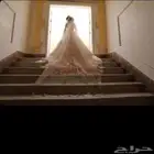 فستان زفاف ملكي استخدام مرة واحدة باقل من نص السعر