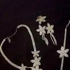 طقم شبيه الالماس وتاج عروس سعر على السوم