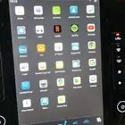 شاشة تسلا بنظام اندرويد مستعملة نظيفة جميع اغراضها موجودة