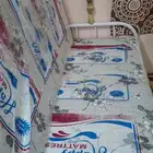 سرير مع 2 مرتبه