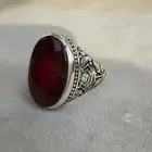 خاتم فضة عقيق صياغة ياسر مختوم