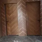 أبواب خشب وديكور قشره جوز سنديان باب سحاب مخفي