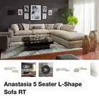 Anastasia 5 Seater L-Shape Sofa Cloud Couch كنب كلاود جديد