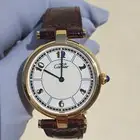 ساعه كارتير نسائيه اصليه فينتج فاندوم اصدار 1985 فضه خالص