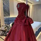 فستان عنابي فخم لبسته مره وحده مقاس xsاشتريته ب395 ببيع 250