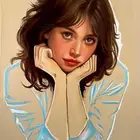 بورتريه فني يدوي بأسلوب واقعي راق