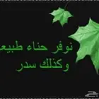 نبيع حناء وسدر طبيعي