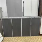 للبع دواليب جديد متر و نص تحت رخام طبيعي جرنيت فوق 2 دولاب