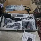 طقم كامل مايك مع بطاقة صوت فيها تغير اصوات مكسر صغير