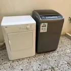 للبيع غساله 7 طن و نشاف ملابس تجفيف سريع وطباخ