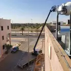 كرين سله رفع عمال رفع لوحات رفع خزانات تركيب كيمرات نقل صبيا