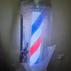 عمود انارة صالونات الحلاقة 70 سم مع قاعدة للتركيب جديد بالكر