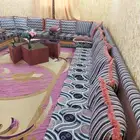 كنب للبيع كامل مع الاغراض