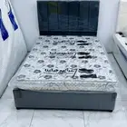 medium size bedframe and mattress available