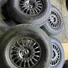 كفرات بالون ديرو 900.17 مع جنوط برايد خمس مسامر جيب لاندكروز