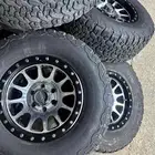 جنوط ميثود نيكل 6 مسمار مع كفرات نص حجري مقاس 17
