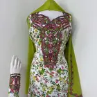 مخاوير قطع غير مفصلة تطريز على الصدر والاكمام