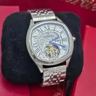 ساعة رجالي كارتييه درايف اتوماتيك مكينة مكشوف مقاس 44مم